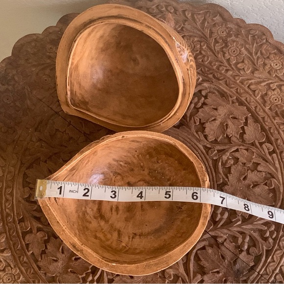 Vintage Kay Kinney Signed MCM Ceramic Squirrel And Almond Candy Dish with Lid - Picture 4 of 12